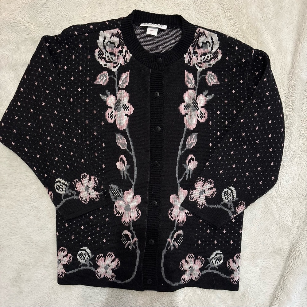 Vintage floral cardigan